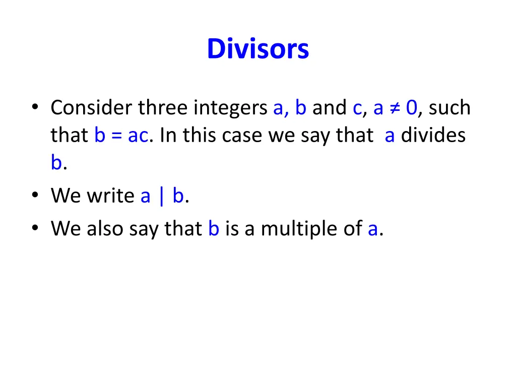 divisors