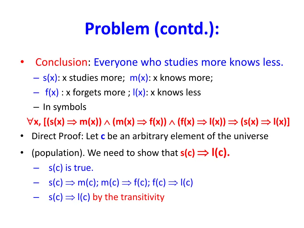 problem contd 2