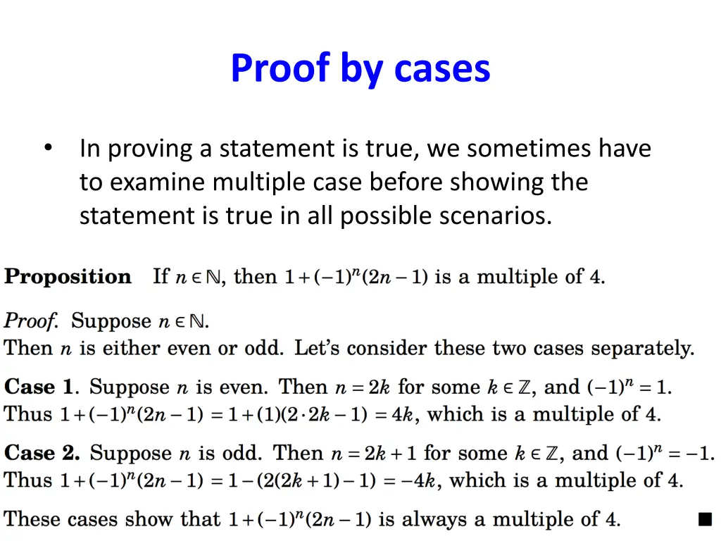 proof by cases 1