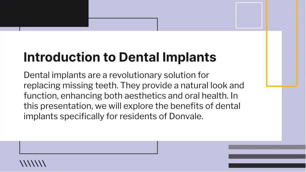 introduction to dental implants