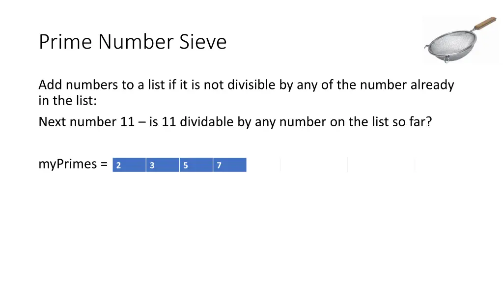 prime number sieve 10