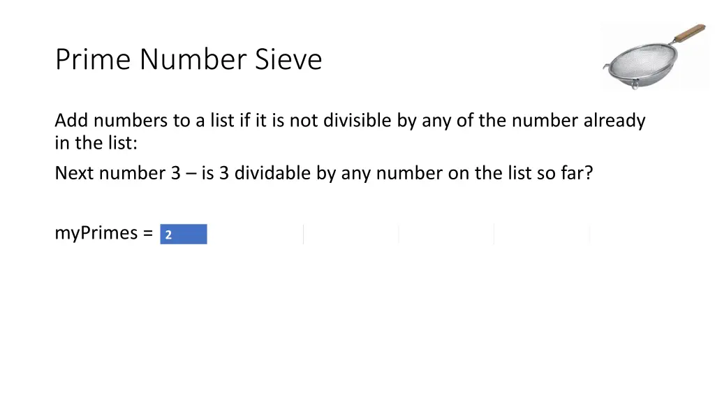 prime number sieve 2