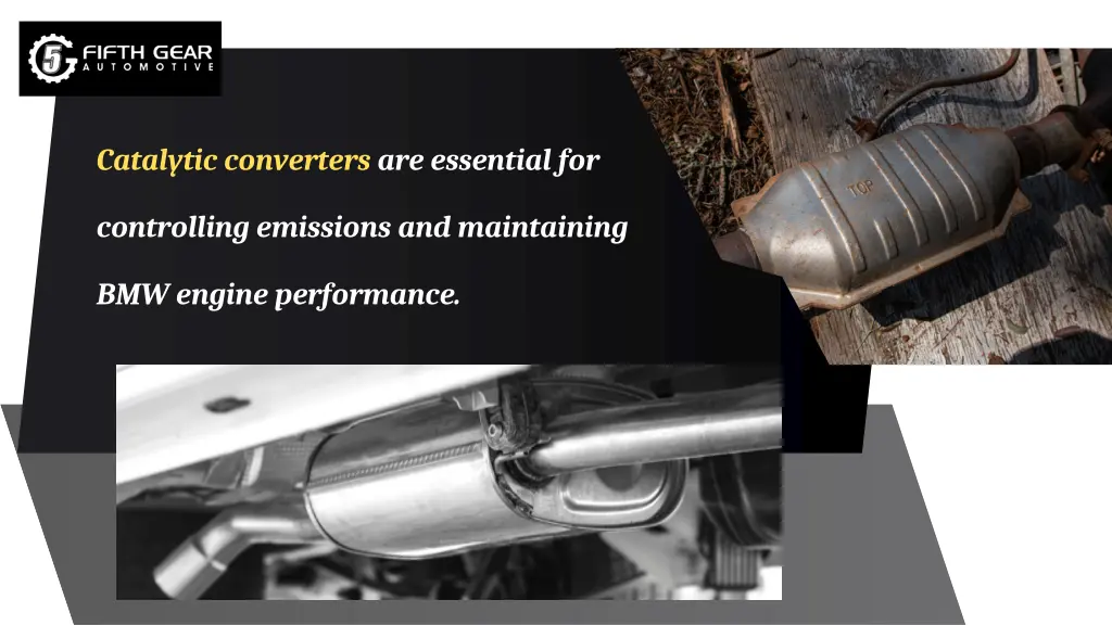 catalytic converters are essential for