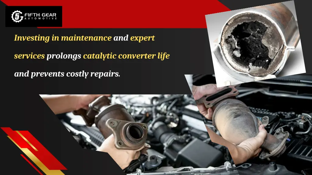 investing in maintenance and expert