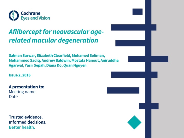 afliberceptfor neovascularage related macular