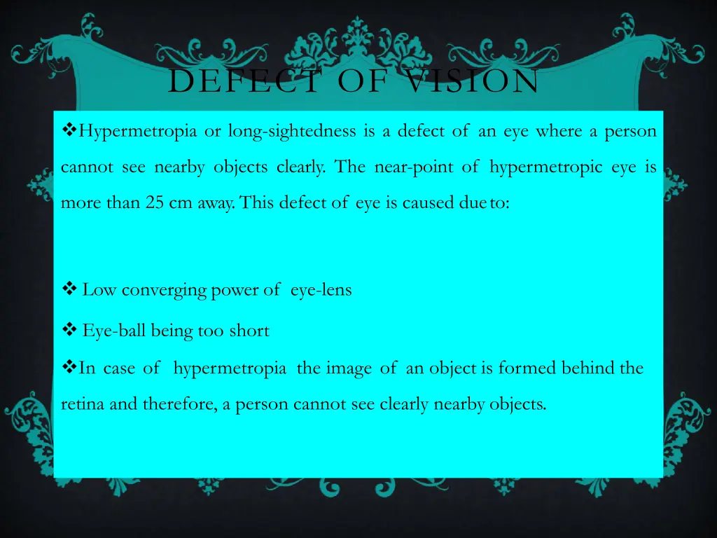 defect of vision 4