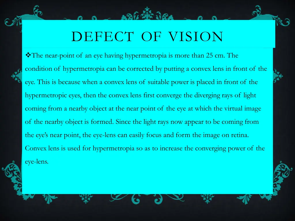 defect of vision 6