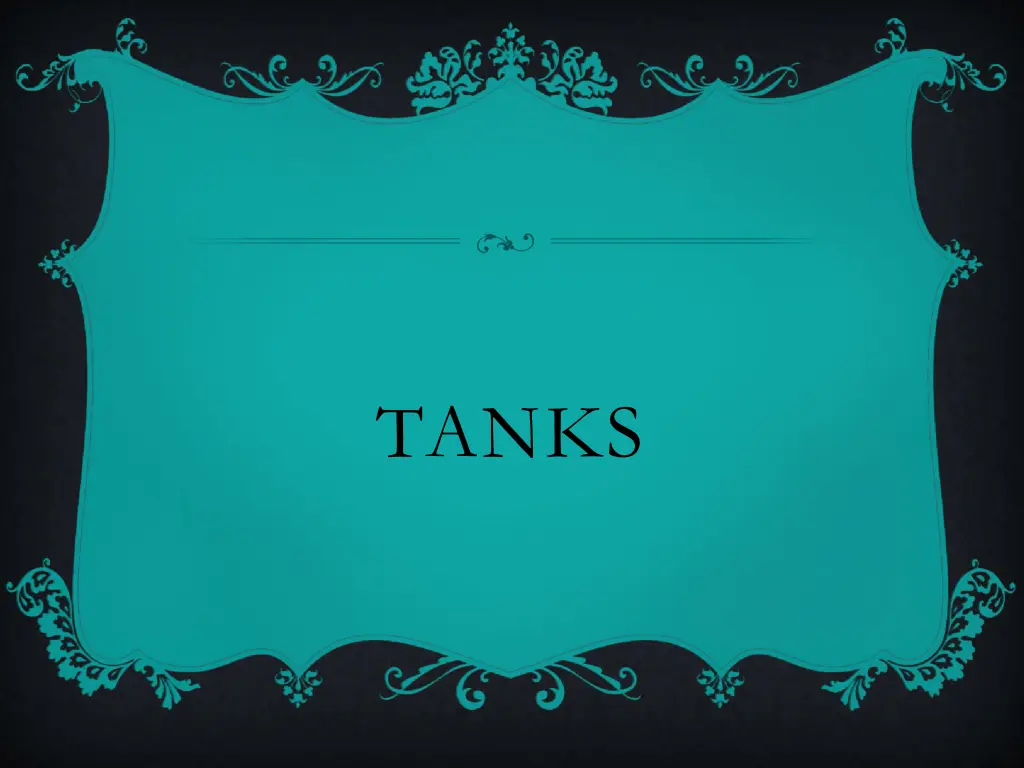 tanks