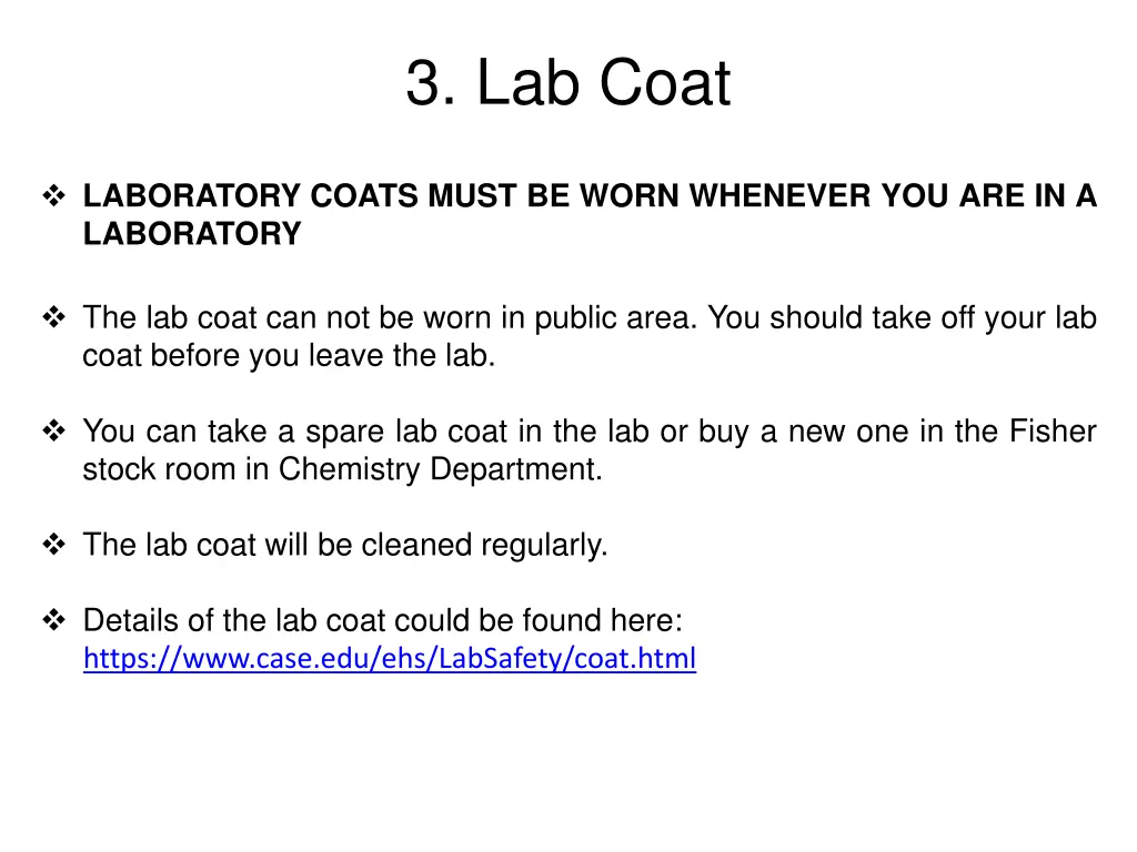 3 lab coat