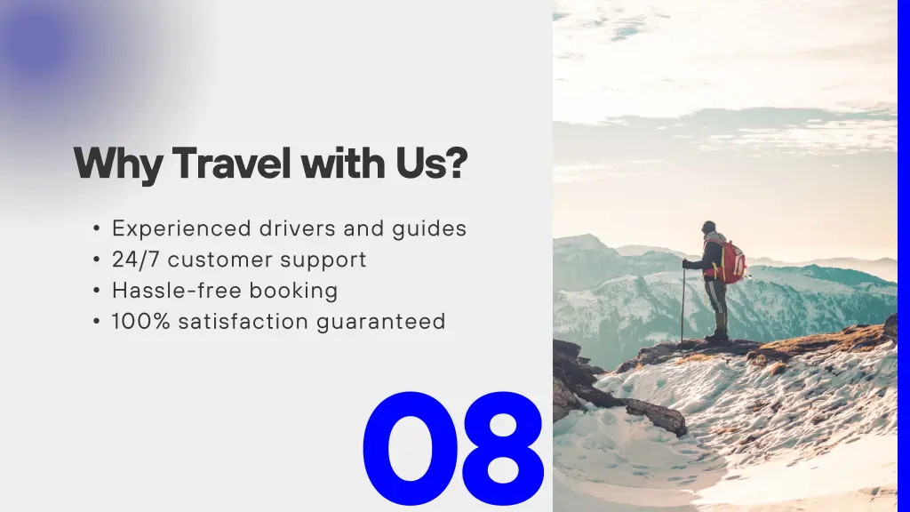 why travel with us