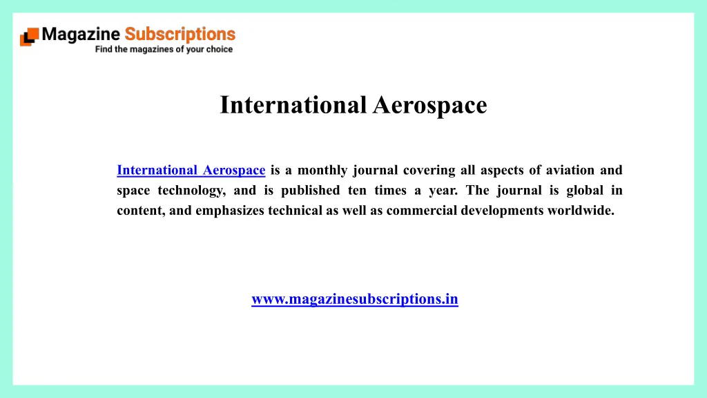 international aerospace