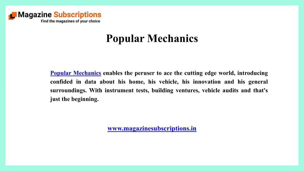 popular mechanics