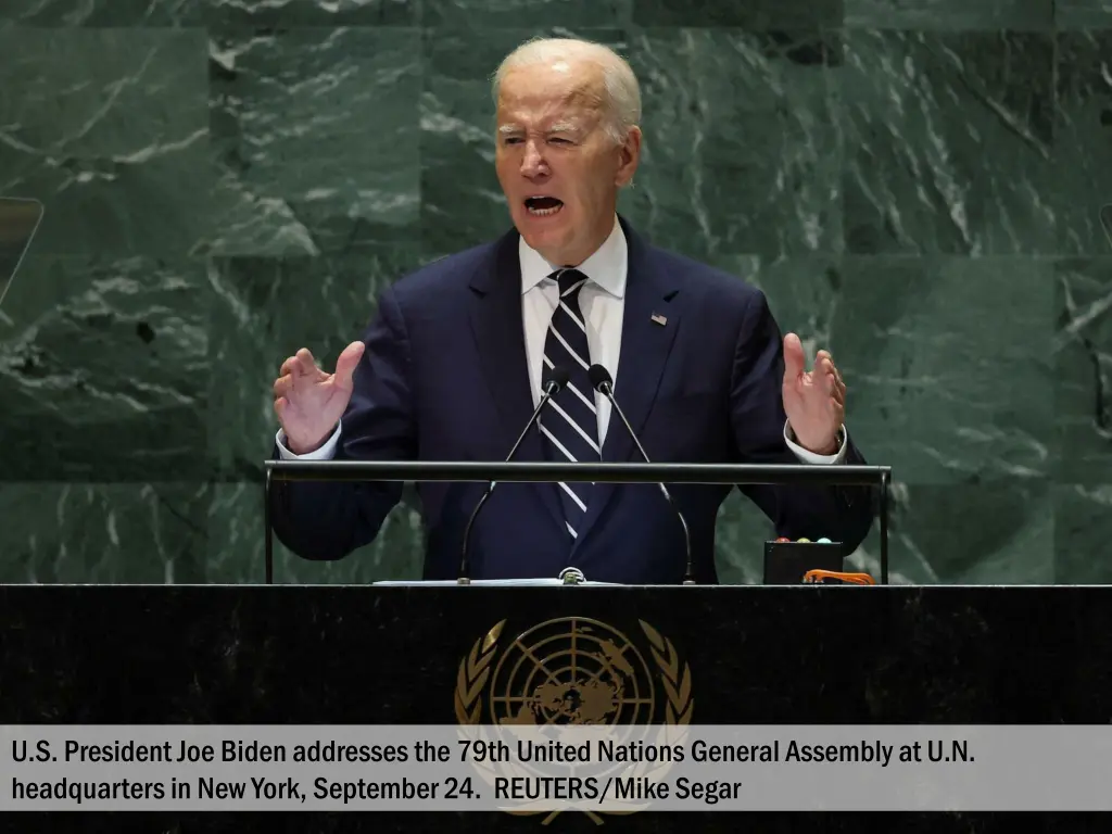 u s president joe biden addresses the 79th united