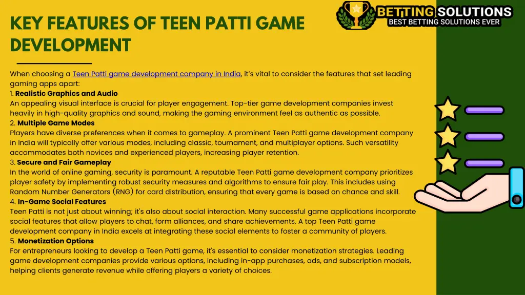 key features of teen patti game development