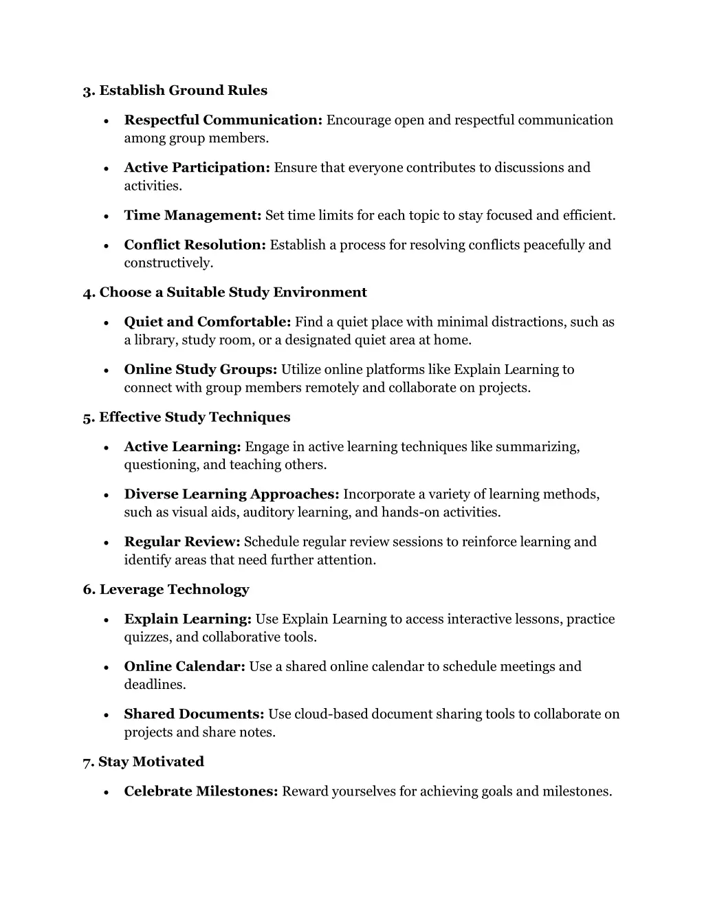 3 establish ground rules