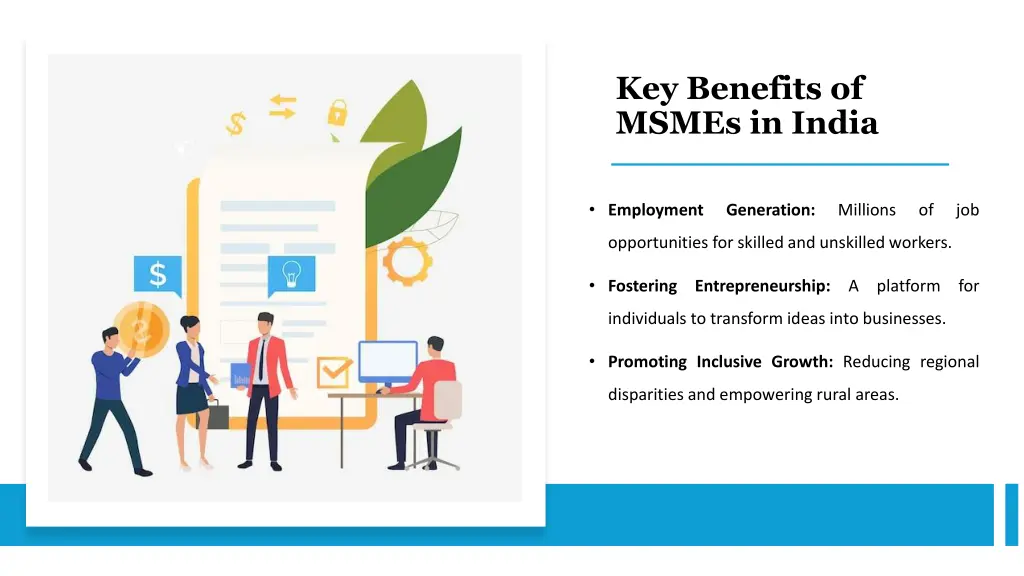 key benefits of msmes in india