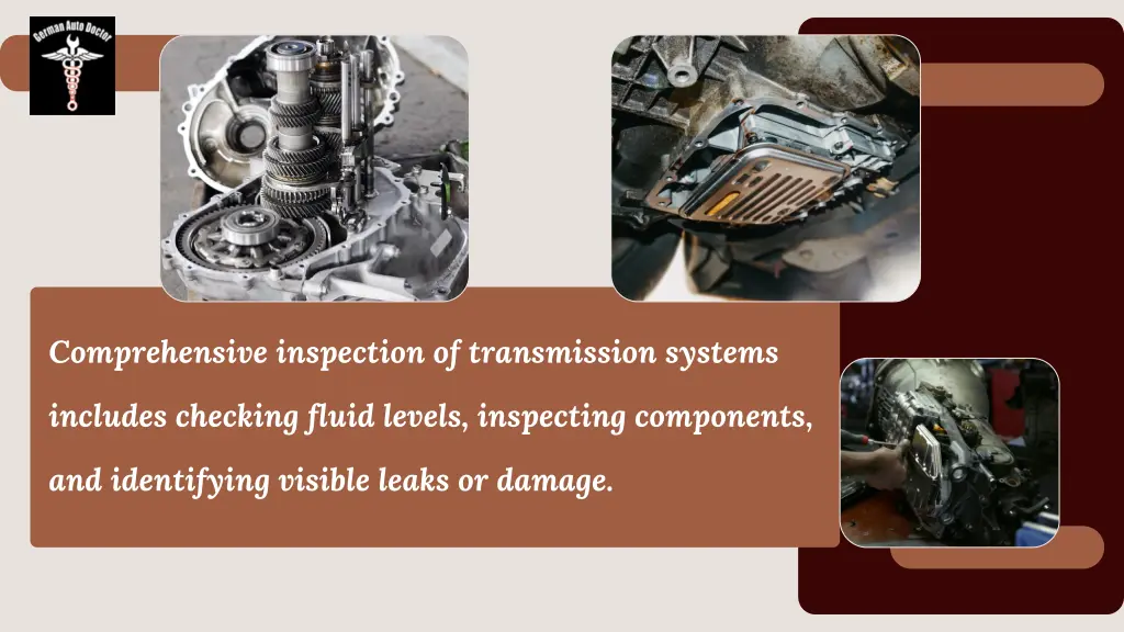 comprehensive inspection of transmission systems