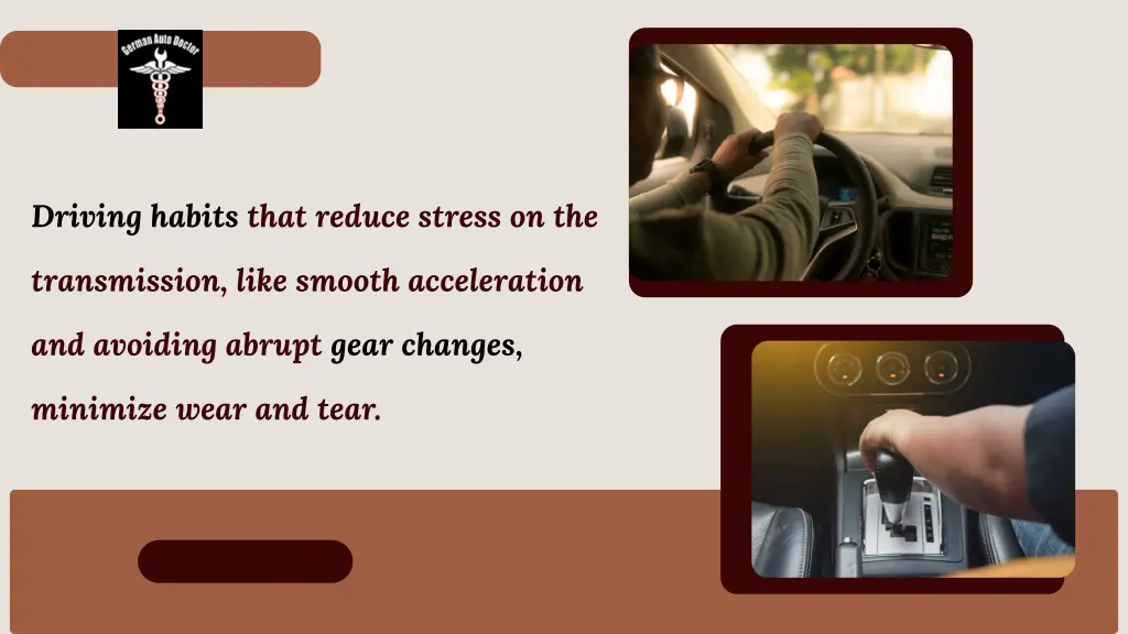 driving habits that reduce stress on the