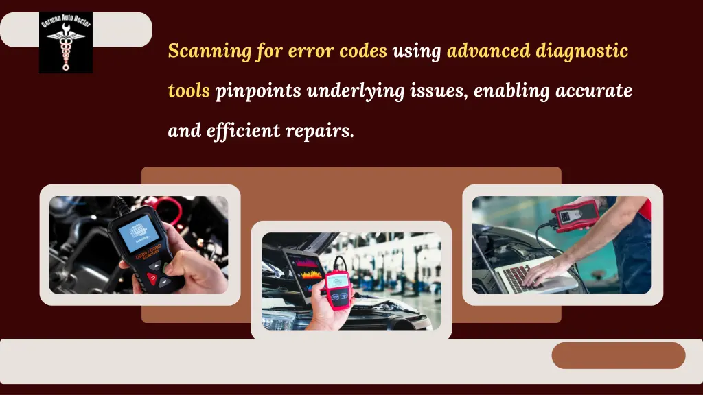 scanning for error codes using advanced diagnostic