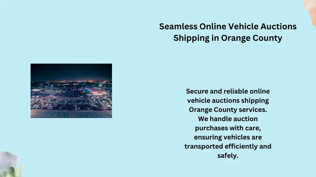 seamless online vehicle auctions shipping