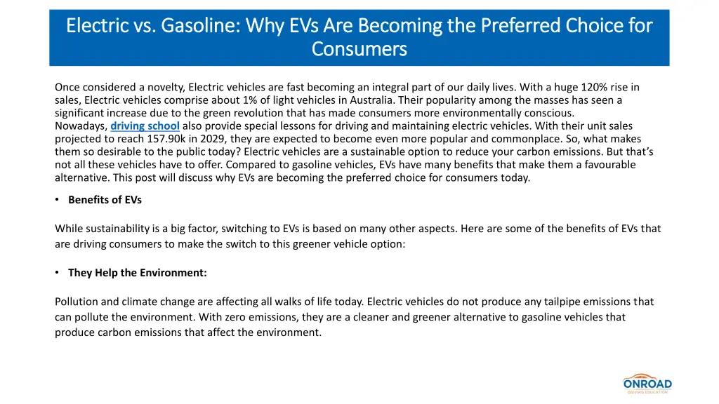 electric vs gasoline why evs are becoming 1