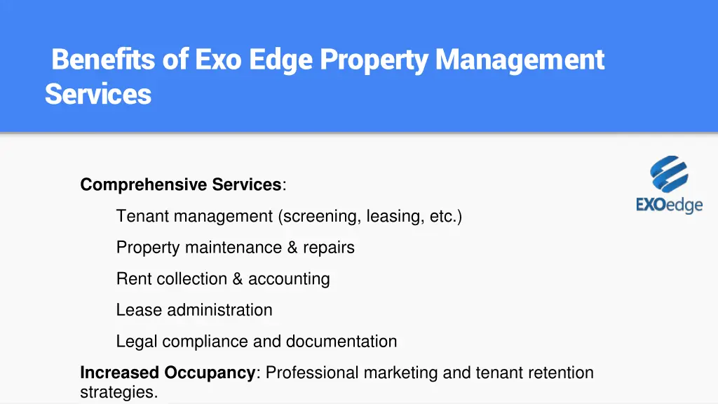 benefits of exo edge property management services