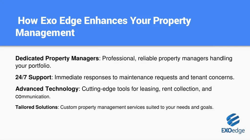how exo edge enhances your property management