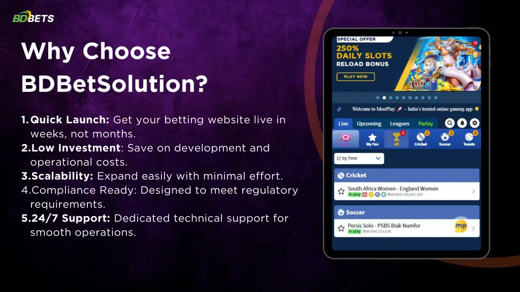 why choose bdbetsolution