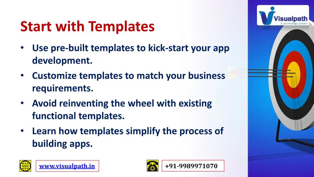 start with templates