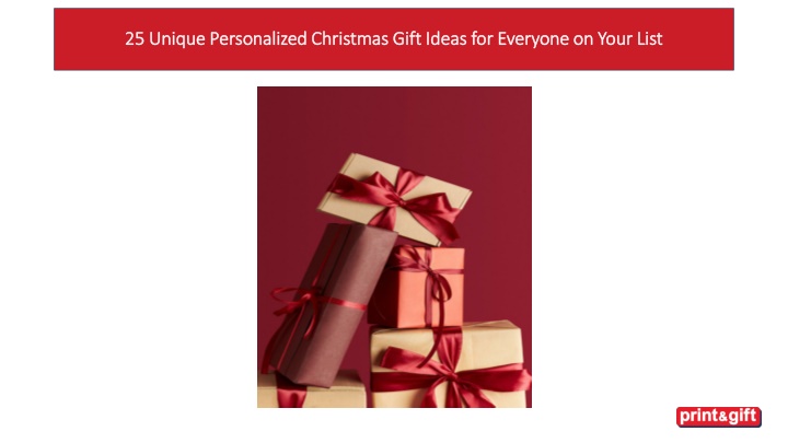 25 unique personalized christmas gift ideas