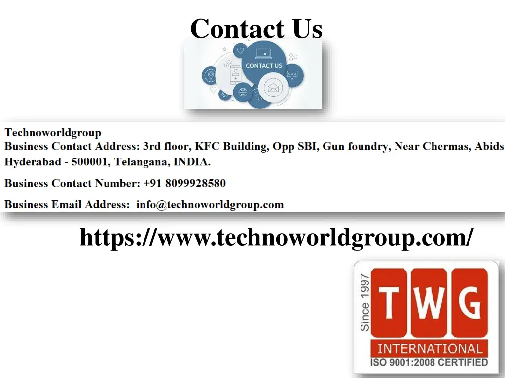 contact us