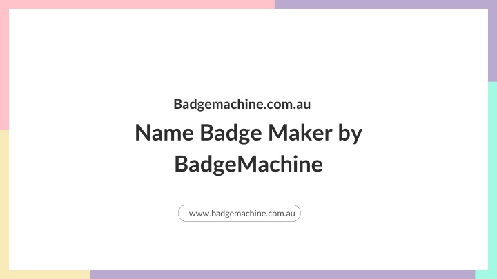 badgemachine com au