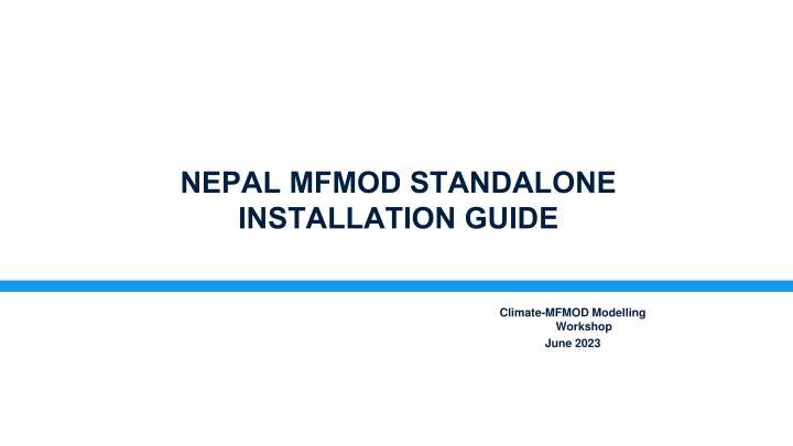 nepal mfmod standalone installation guide