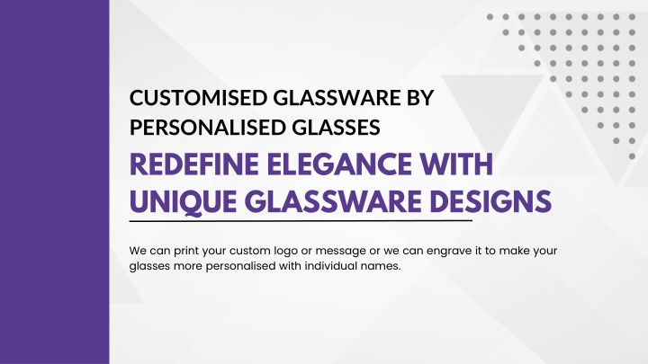 customised glassware by personalised glasses