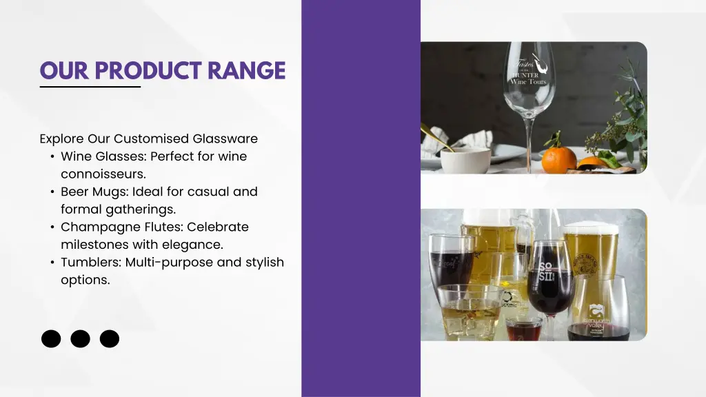 our product range