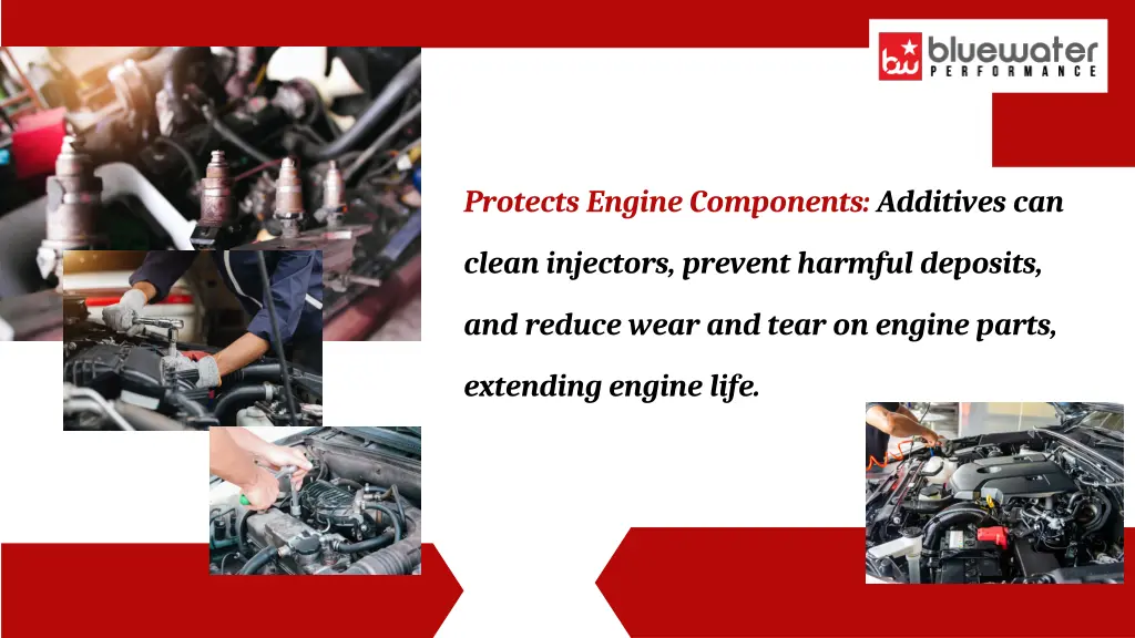 protects engine components additives can