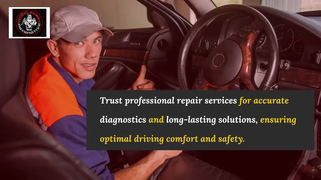 trust professional repair services for accurate