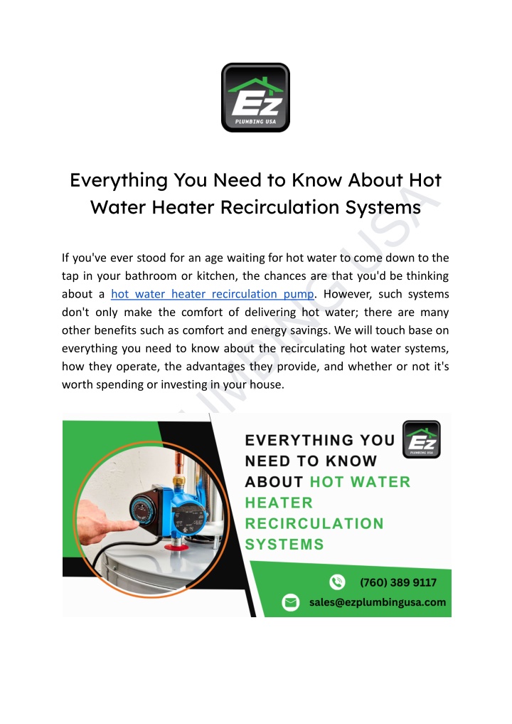 everything you need to know about hot water