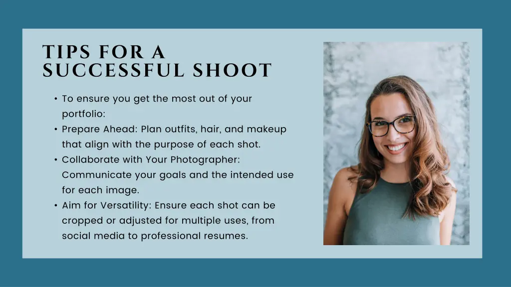 tips for a successful shoot