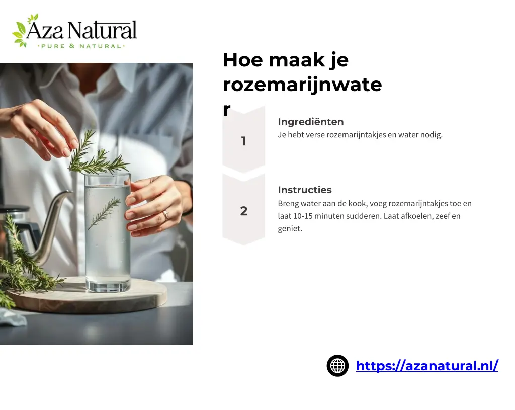 hoe maak je rozemarijnwate r ingredi nten je hebt
