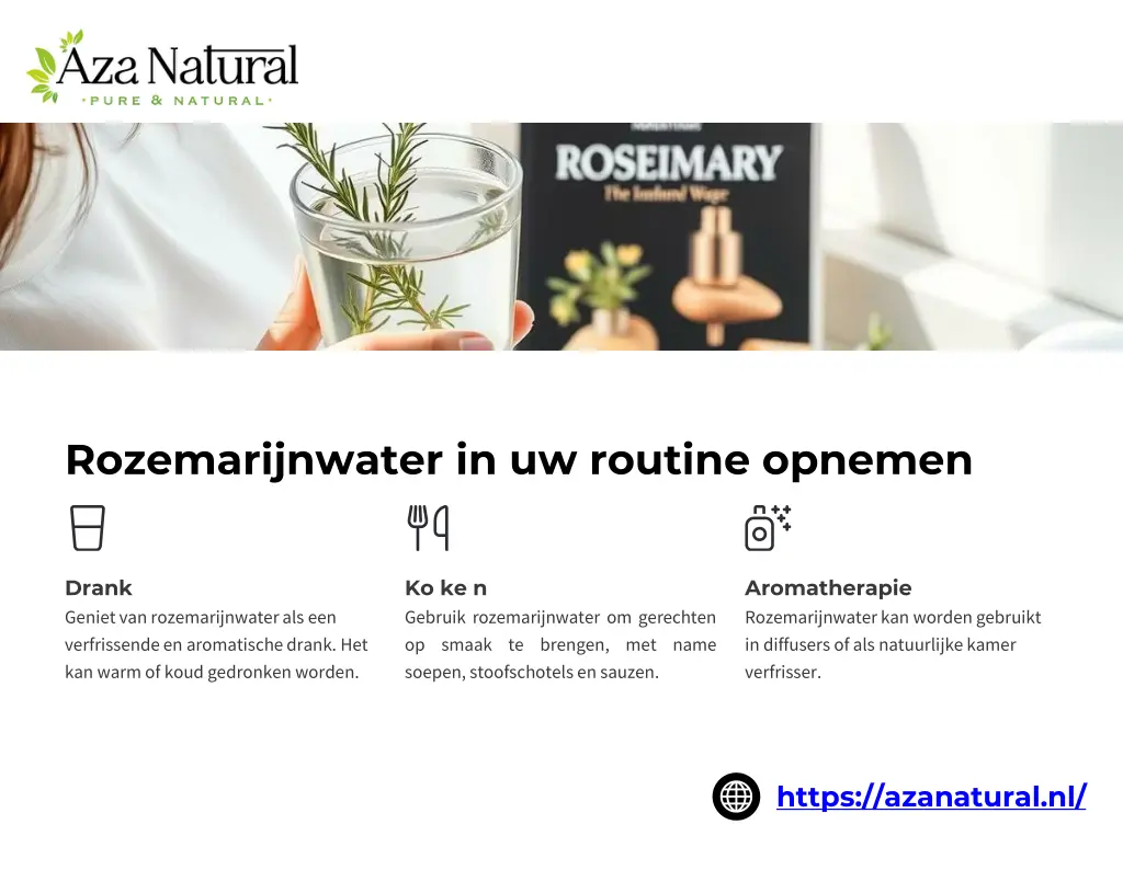rozemarijnwater in uw routine opnemen