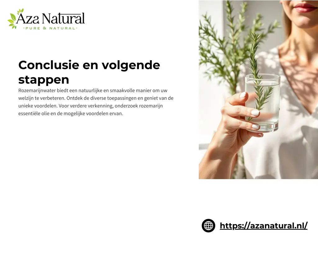 conclusie en volgende stappen rozemarijnwater