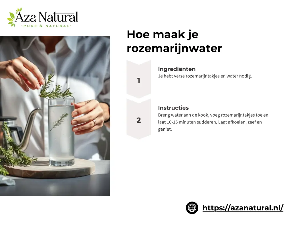 hoe maak je rozemarijnwater