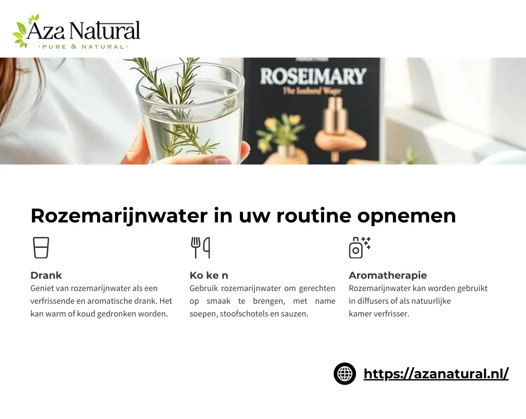 rozemarijnwater in uw routine opnemen