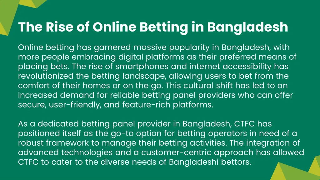 the rise of online betting in bangladesh