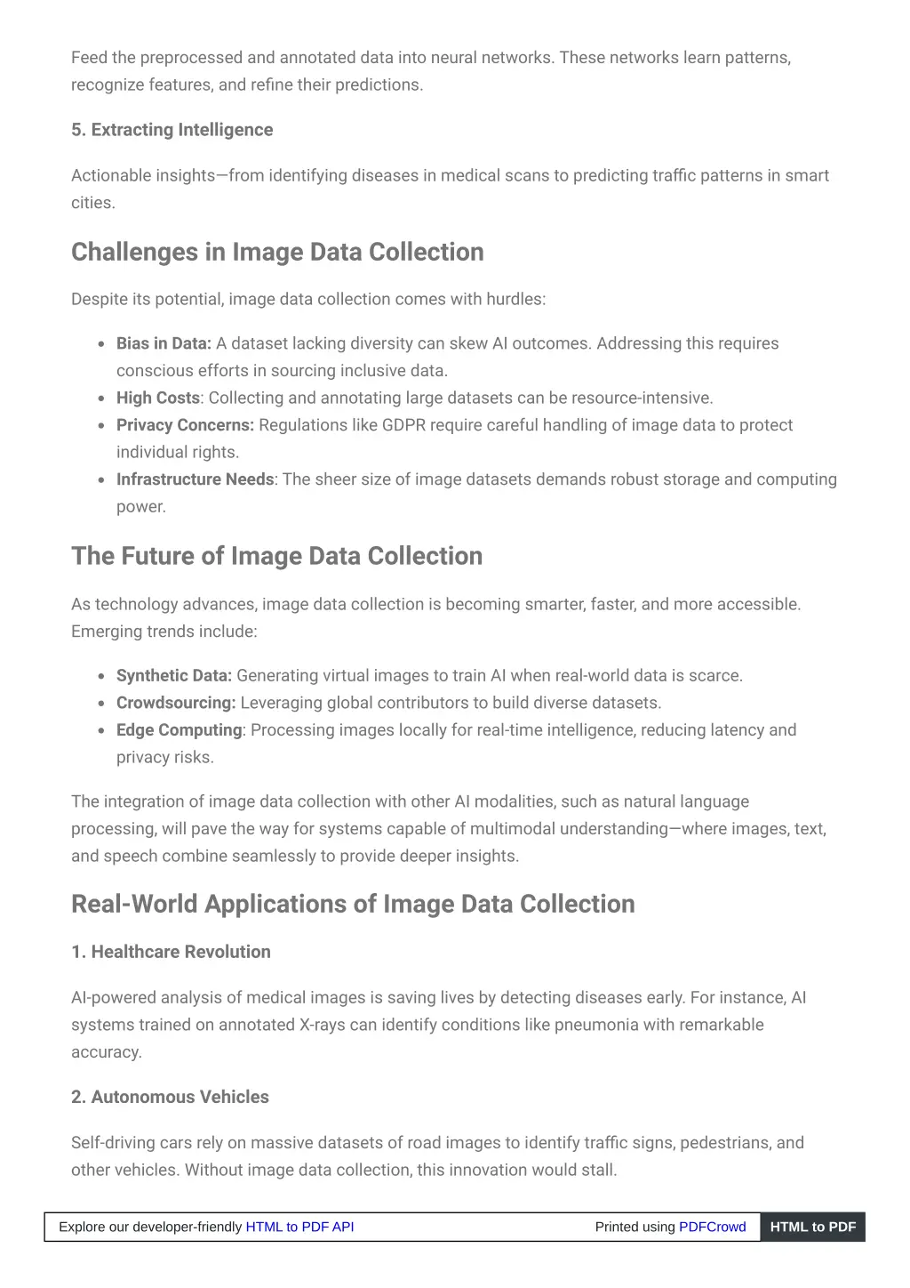 feed the preprocessed and annotated data into
