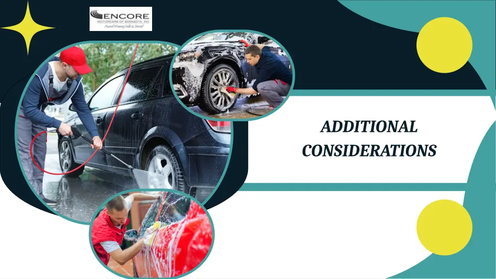 additional considerations