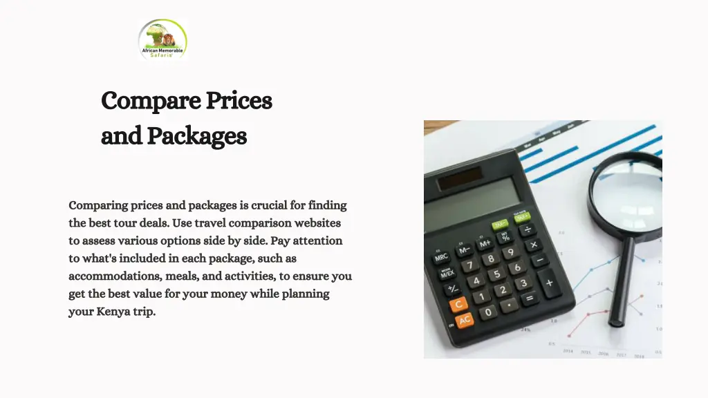 compare prices and packages