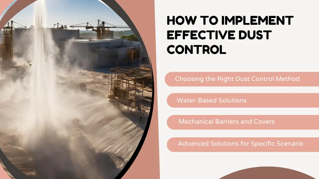 how to implement effective dust control