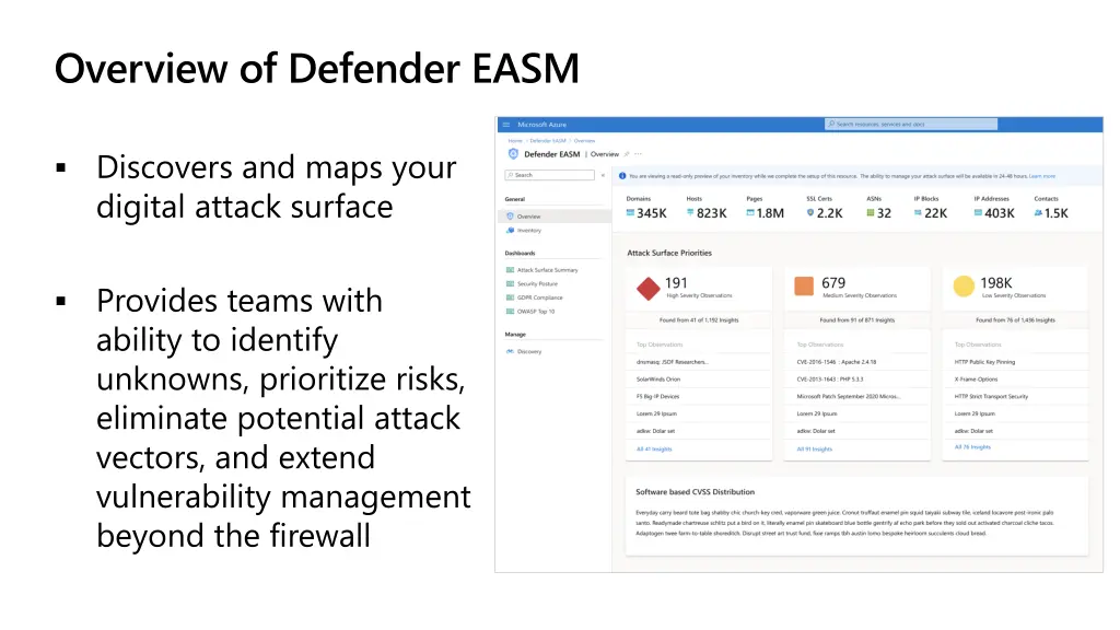 overview of defender easm